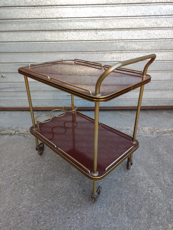 carro auxiliar camarera metal formica 64-75x62-64x40 1u